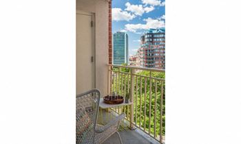 Private balcony or patio